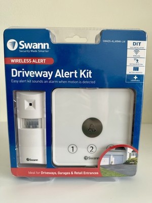 NEW! Swann Driveway Wireless Alert Kit Motion Detection Model SWADS-ALARMK-LW
