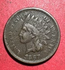 1867 US Indian Head Cent! "LIBERTY" Shows! FINE/VF Details! Old US Coin!
