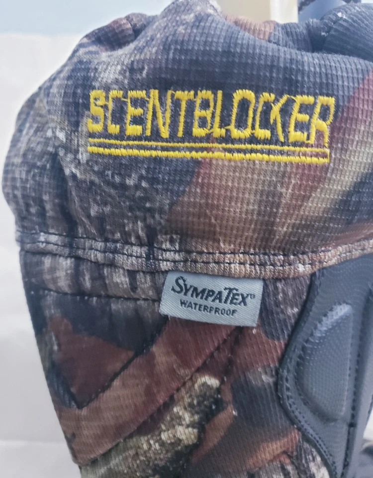 Mens Camo Hunting Scent Blocker Mossy Oak Break Up Boots Size 8.5 - Image 2 of 4