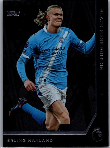 2025-26 Topps Premier League #BE 28 Erling Haaland Black Edge Edition