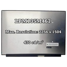 LPM135M467 LCD LED Screen Display Panel New 2256(RGB)×1504 IPS 470 cd/m² 13.5 in