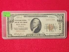 1929 RED WING, MN NATIONAL BANK & TRUST COMPANY $10 CURRENCY BANK NOTE #MF-5327