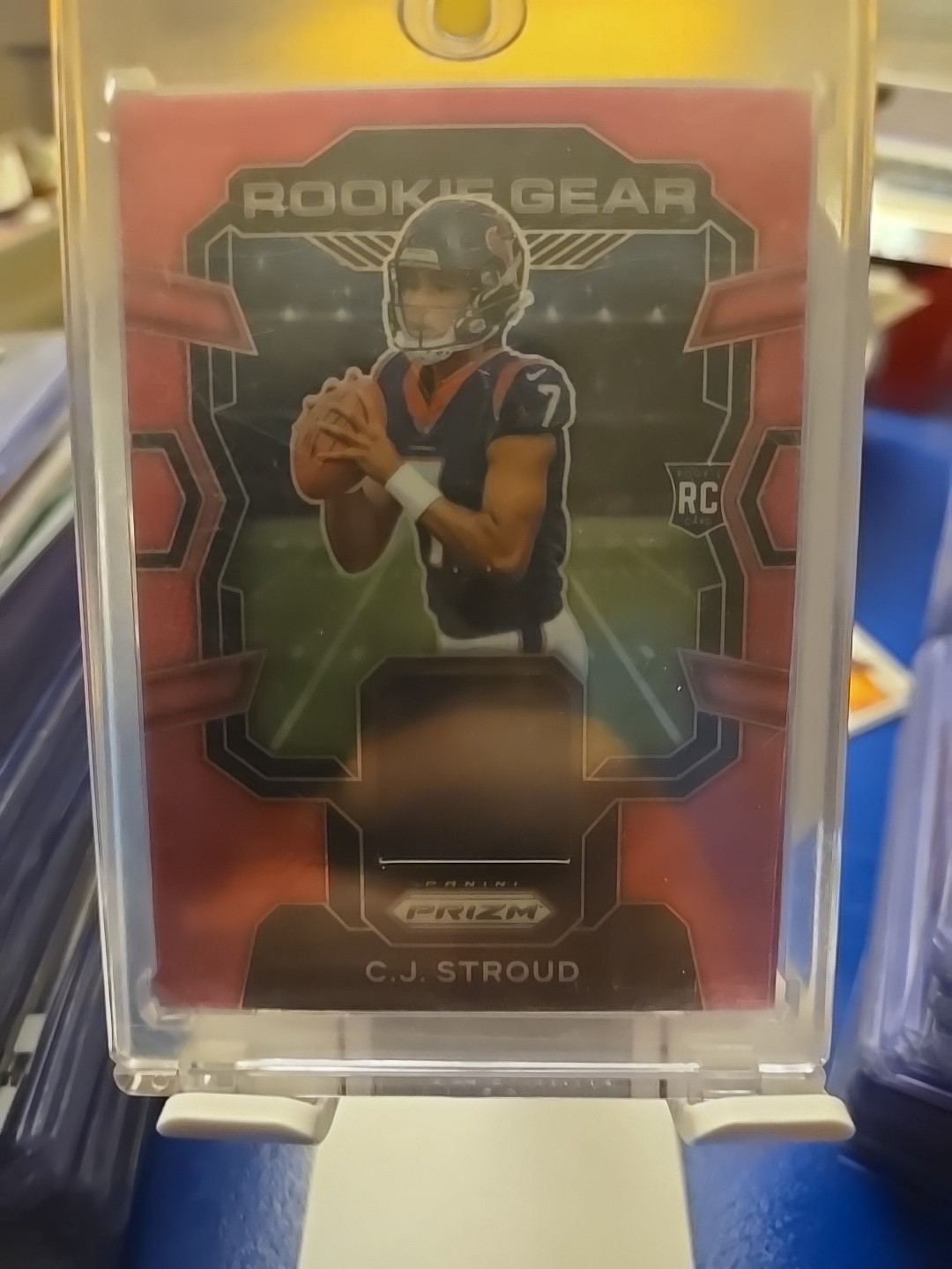 2023 Panini Prizm - Rookie Gear C.J. Stroud #RG-CJS Pink Prizm (MEM, RC)