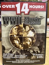 WW II Movie Classics 📀 Lloyd Bridges, Van Johnson Randolph Scott 11 Movies DVD