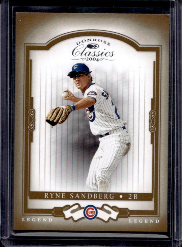2004 Donruss Classics Ryne Sandberg #/1999 Cubs
