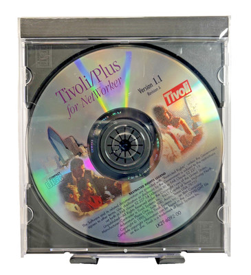 Tivoli Plus for NetWorker v1.1 Rev A (1997) Sealed CD-ROM Vintage Software