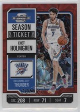 2023 Contenders Optic Season Ticket International Red Prizm Chet Holmgren 1d0h