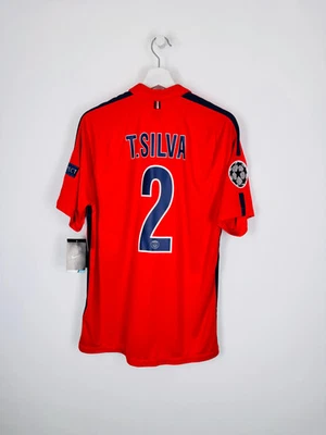 MAILLOT DE FOOTBALL PSG 2014/2015 THIRD NEUF AVEC ÉTIQUETTE - THIAGO SILVA #2 - Photo 1/4