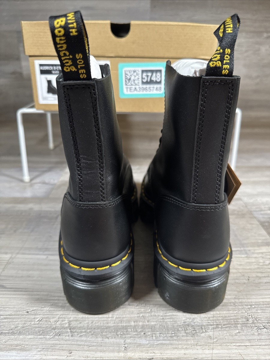 Dr Martens Audrick 8-Eye Boots Nappa Lux Quad Neoteric Black