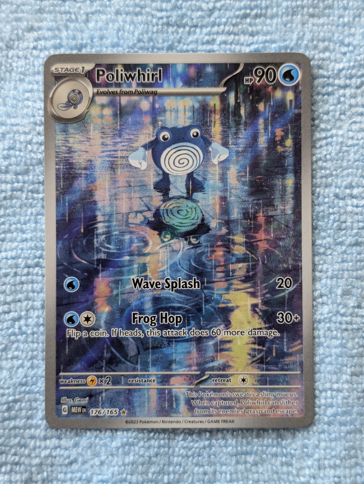 Poliwhirl 176/165 Sv: Scarlet & Violet 151 Holo NM