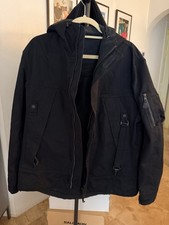Y-3 Men's Black Hooded Parka Jacket Size L