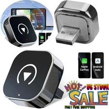 Wireless Carplay Adapter Upgrate USB Bluetooth 5.0 Adapters for Car Play&Android