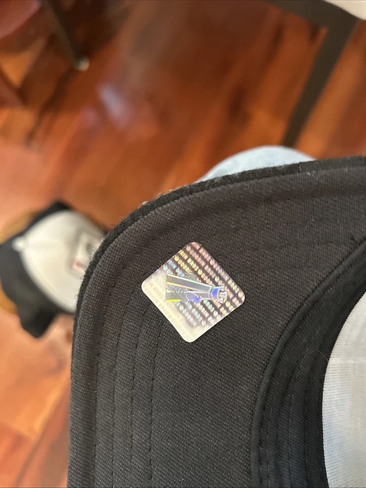 Sombrero de camionero Goorin Bros Cat Curious negro/gris raro Snapback Foto 4 de 4