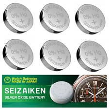 1 x Genuine Seiko Seizaiken Silver Oxide Cell Watch Battery [ALL SIZES]