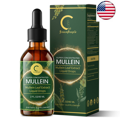 Mullein Leaf Extract Extra Strength Respiratory Health Immune Support 2oz
