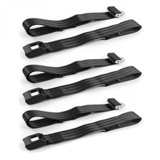 Chevy Chevelle 1964 - 1967 Standard 2pt Black Lap Bench Seat Belt Kit - 3 Belts Chevy Chevelle 1964 - 1967 Standard 2pt Black Lap Bench Seat Belt Kit - 3 Belts