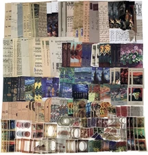 200PCS Vintage Scrapbooking Supplies Kit for Journaling,Bullet Journals Junk Jou