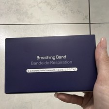 nanit Breathing Band 0-3 Months White Black Baby Safety