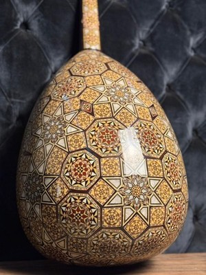 High Quality Zeryab Oud Nahat Style Cedar Top Mosaic Back Pro Sound Oud Instru