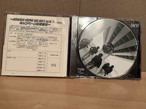 Arashi Here We Go! Jpop Johnny's J Storm CD Album Japan - Picture 3 of 4