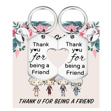 TV Show Inspired Gift Friendship Keychain Set Gift for BFF Best Friend Birthday