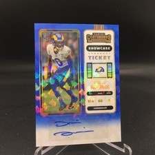 Derion Kendrick 2022 Contenders Showcase Ticket Auto 248 Rams Rookie