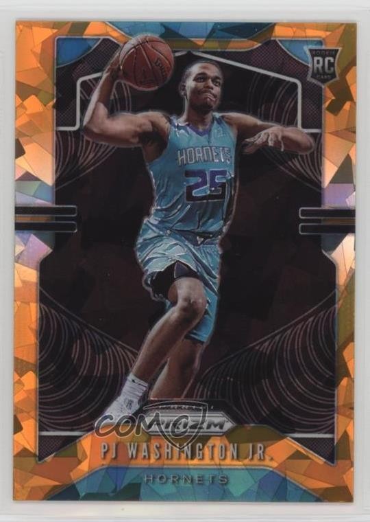 2019-20 Panini Prizm Rookie Orange Ice Prizm PJ Washington Jr #258 0wg1