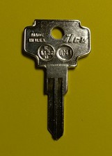 K1122D BN1 Uncut SINGLE KEY BLANK Made in USA by Ilco For Bargman or RV locks