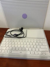 Logitech Bluetooth USB-C Wireless Keyboard with Laptop Stand Touchpad, Tan