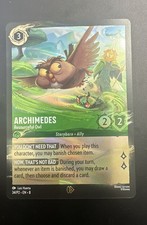 Archimedes - Resourceful Owl 34 Disney Lorcana Promo Cards Holo
