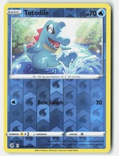 Totodile Reverse Holo Common SWSH08: Fusion Strike 055/264 NM