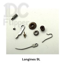 Lot Longines 9L Winding & Setting Parts QuickFit LONG 9LT VTG NOS Read!
