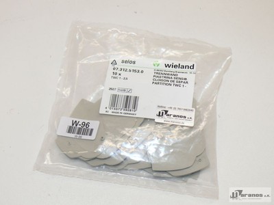 Neu: 10er Packung Wieland Trennwand TWC 1-2,5 / TWC1-2,5