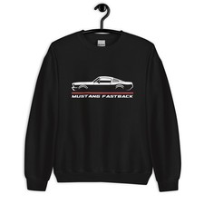 Premium Sweatshirt For Mustang Fastback 1966 Car Owners Birthday Gift