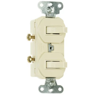 Legrand 690Ig Combination Device, Toggle, 15A, 120/277Vac