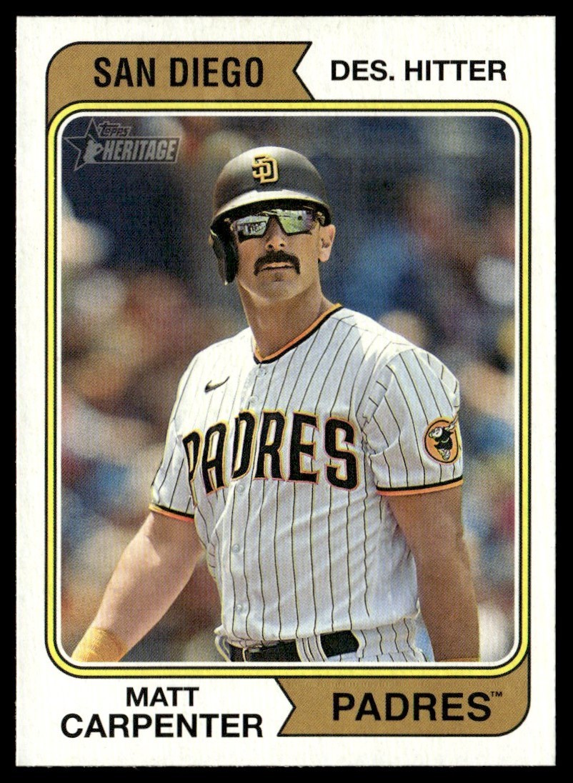 2023 Topps Heritage Matt Carpenter #574