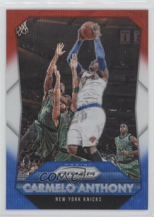 2015-16 Panini Prizm Red White & Blue Prizm Carmelo Anthony #56 HOF 0d3