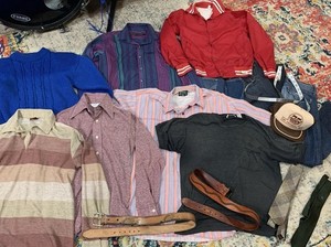 Vintage Modern 70s 80s 90s Wholesale Reseller Women's  Men Clothing Lot Of 15