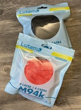 Lote De 2 - Máscaras Infantiles Lutema M94k 4 Capas - Talla XS Nuevo Precintado Paquete de 10