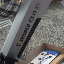 Topmate ES33 3-Wheeled Foldable Electric Mobility Scooter Black Silver