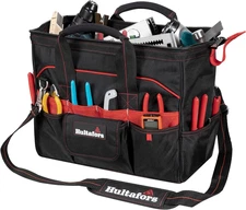 Work Gear HT5543 Tradesman'S Tool Bag, 33 Pockets, Heavy Duty Ballistic Polyeste