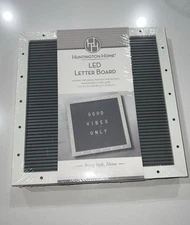 Changeable Letter Board by Huntington Home LED 12” X 12” Natural