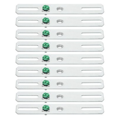 4'' Light Crossbar Kit, 10 Set Universal Light Fixture Mounting Bracket 1/4''-2...