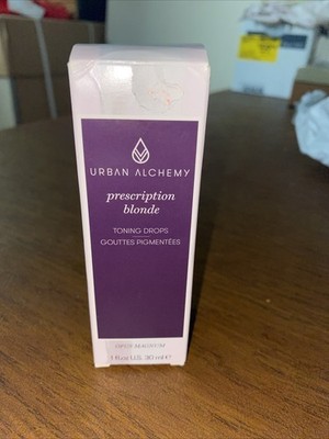 Urban Alchemy PRESCRIPTION BLONDE Toning Drops NEW & BOXED