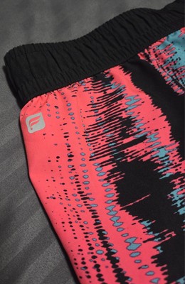 Womens Fabletics Carrie Short II Size Medium Heatwave Print *Missing drawstring*