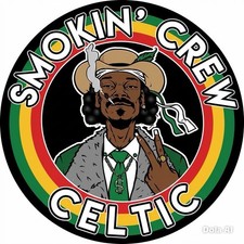 Green brigade, smokin crew stickers x 50