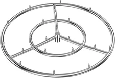 Skyflame 24" round Stainless Steel Fire Pit Jet Burner Ring, High Flame