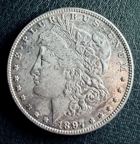 1897 Morgan Silver Dollar AU++