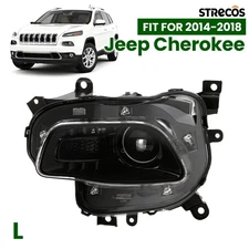 For 2014-2018 Jeep Cherokee HID/Xenon Headlight w/o Ballast Left Driver Side LH