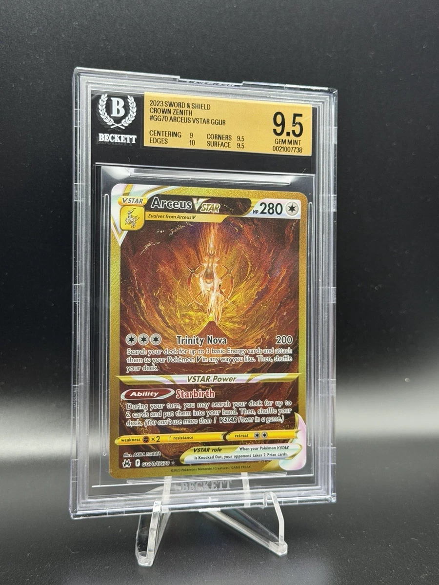 Pokémon TCG Beckett Grading Services (BGS) Secret Rare Individual